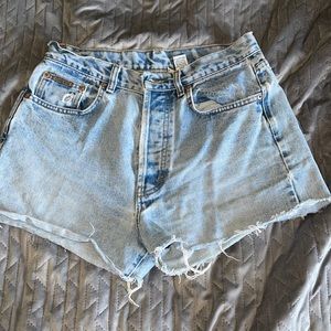 Calvin Klein button up Jean short